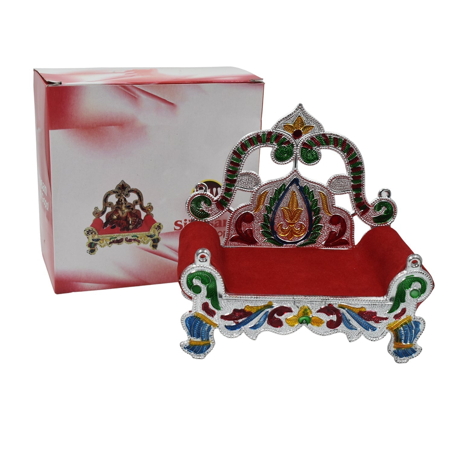 Big Singhasan Bal Gopal for placing god's sculpture at home. Big Singhasan Bal Gopal for placing god's sculpture at home.